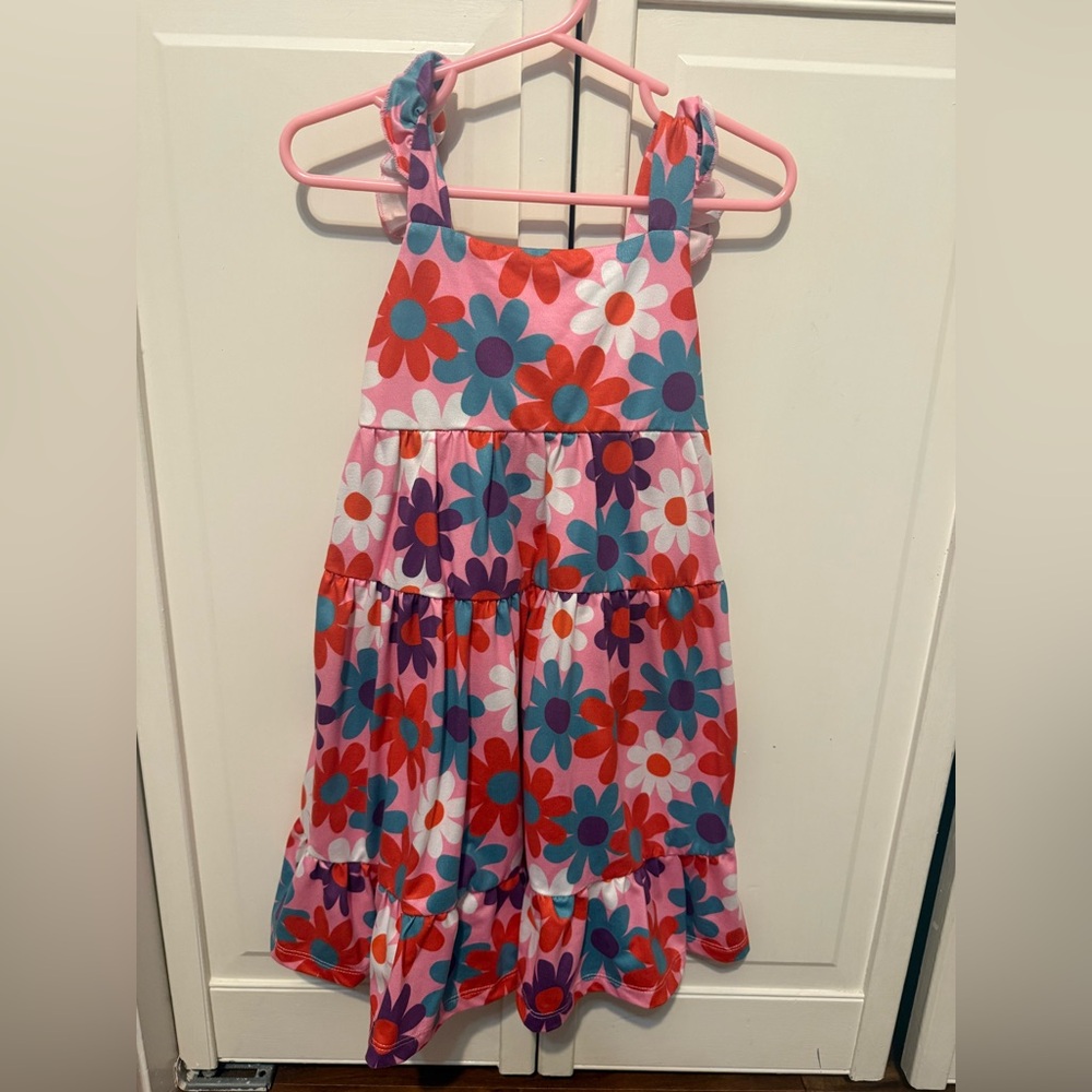 Mila & Rose brand Floral toddler Dress in Pink and Purple